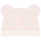 طقم بنات هدايا أفرول بالشعار باللون الوردي, 1, hi-res