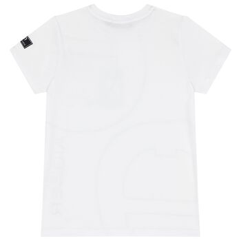 Boys White Logo T-Shirt