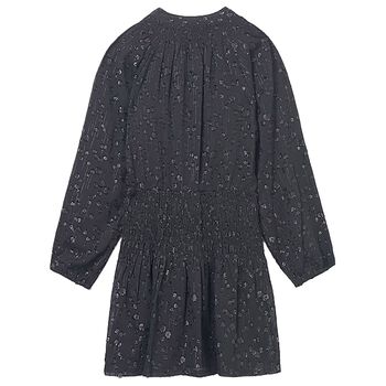 Girls Black Chiffon Dress