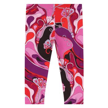 Younger Girls Multi-Coloured Orchidee Leggings