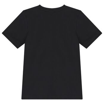 Boys Black Logo T-Shirt