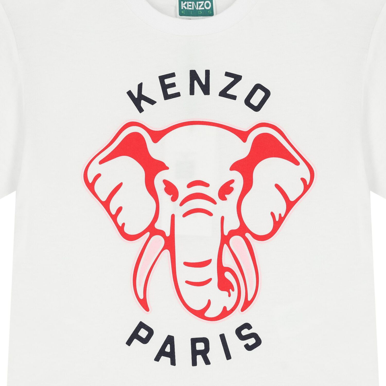 Girls White Elephant T-Shirt, 1, hi-res image number null