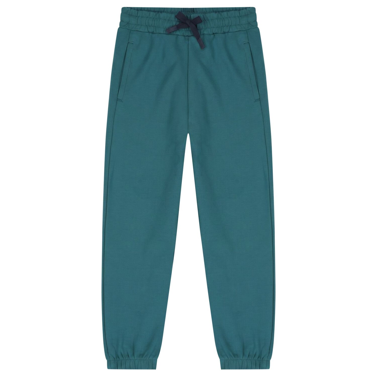 Boys Green & Navy Blue Tracksuit Set ( 3 Piece ), 1, hi-res