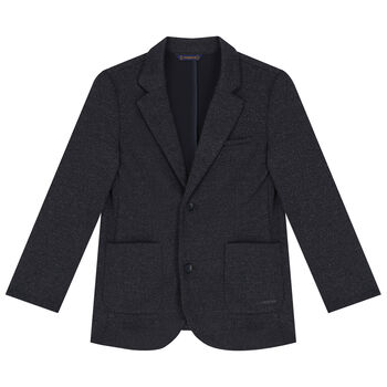 Boys Navy Blue Blazer