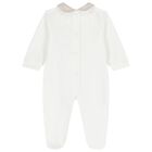 Ivory Teddy Bear Babygrow, 1, hi-res
