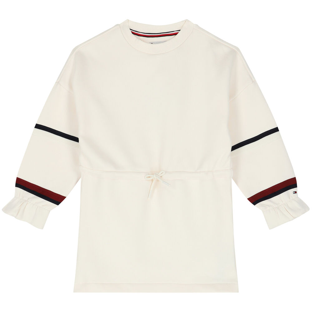 Tommy Hilfiger Girls Logo Sweatshirt Dress | Junior Couture USA