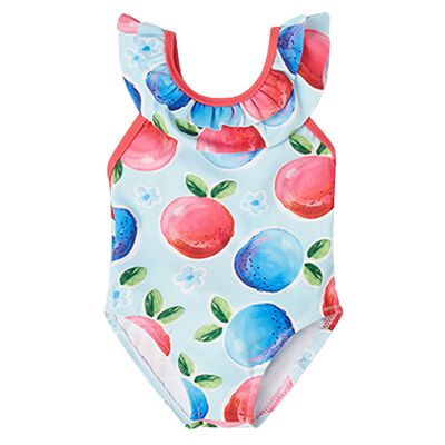 Younger Girls Blue & Pink Swimsuit