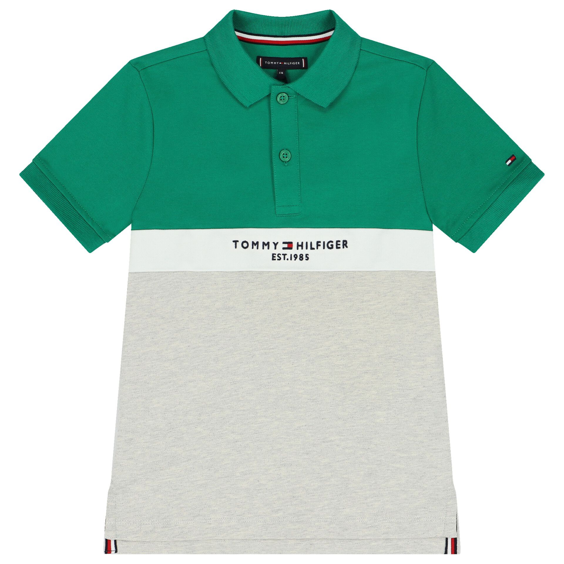 Tommy Hilfiger Boys Multi Colored Logo Polo Shirt Junior Couture Bahrain