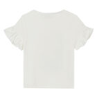 Girls Ivory Graphic T-Shirt, 1, hi-res