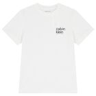 Boys White Logo T-Shirt, 2, hi-res