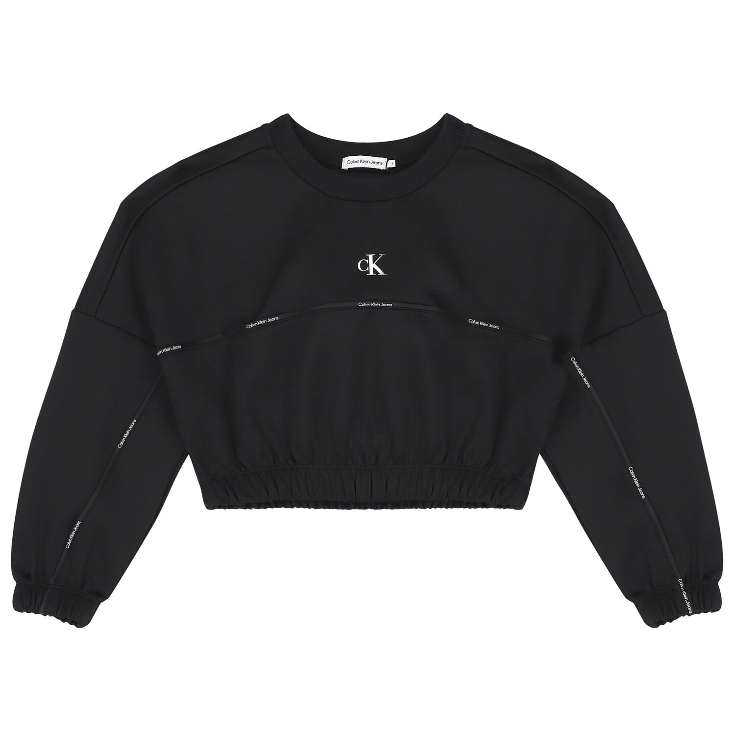 Girls Black Logo Tracksuit, 1, hi-res image number null