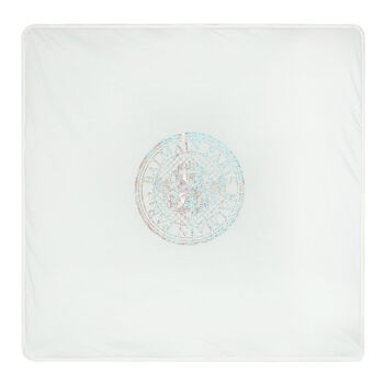 White Logo Baby Blanket