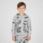 Younger Boys Grey Logo Tracksuit, 1, hi-res