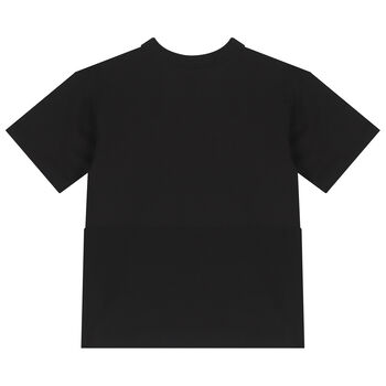 Boys Black Logo T-Shirt