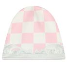 طقم بنات هدايا أفرول بالشعار باللون الوردي, 2, hi-res