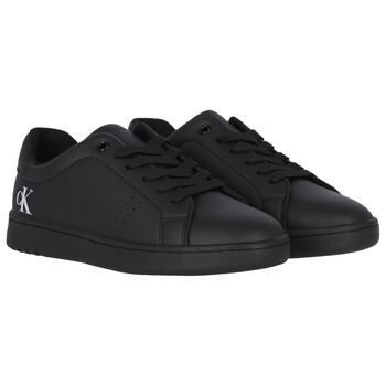 Calvin Klein Black Logo Trainers, 1 Black Logo Trainers