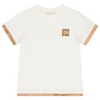 Boys Ivory Geo Map Logo T-Shirt, 2, hi-res