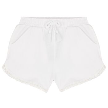 Girls White Shorts
