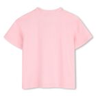 Younger Girls Pink Logo T-Shirt, 1, hi-res