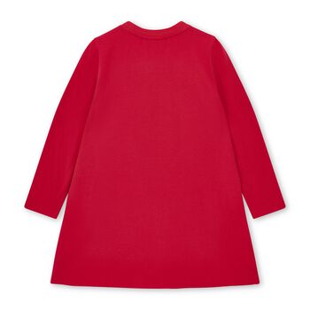 Girls Red Crossbody Heart Bag Dress