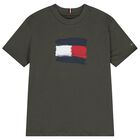 Boys Green Logo T-Shirt, 2, hi-res