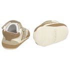 Baby Boys Beige & Ivory Pre Walker Trainers, 1, hi-res