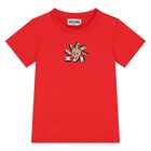 Younger Red Teddy Bear Logo T-Shirt, 3, hi-res