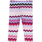 ليغينز بنات بخطوط متعرجة باللون الارجواني والوردى, 1, hi-res