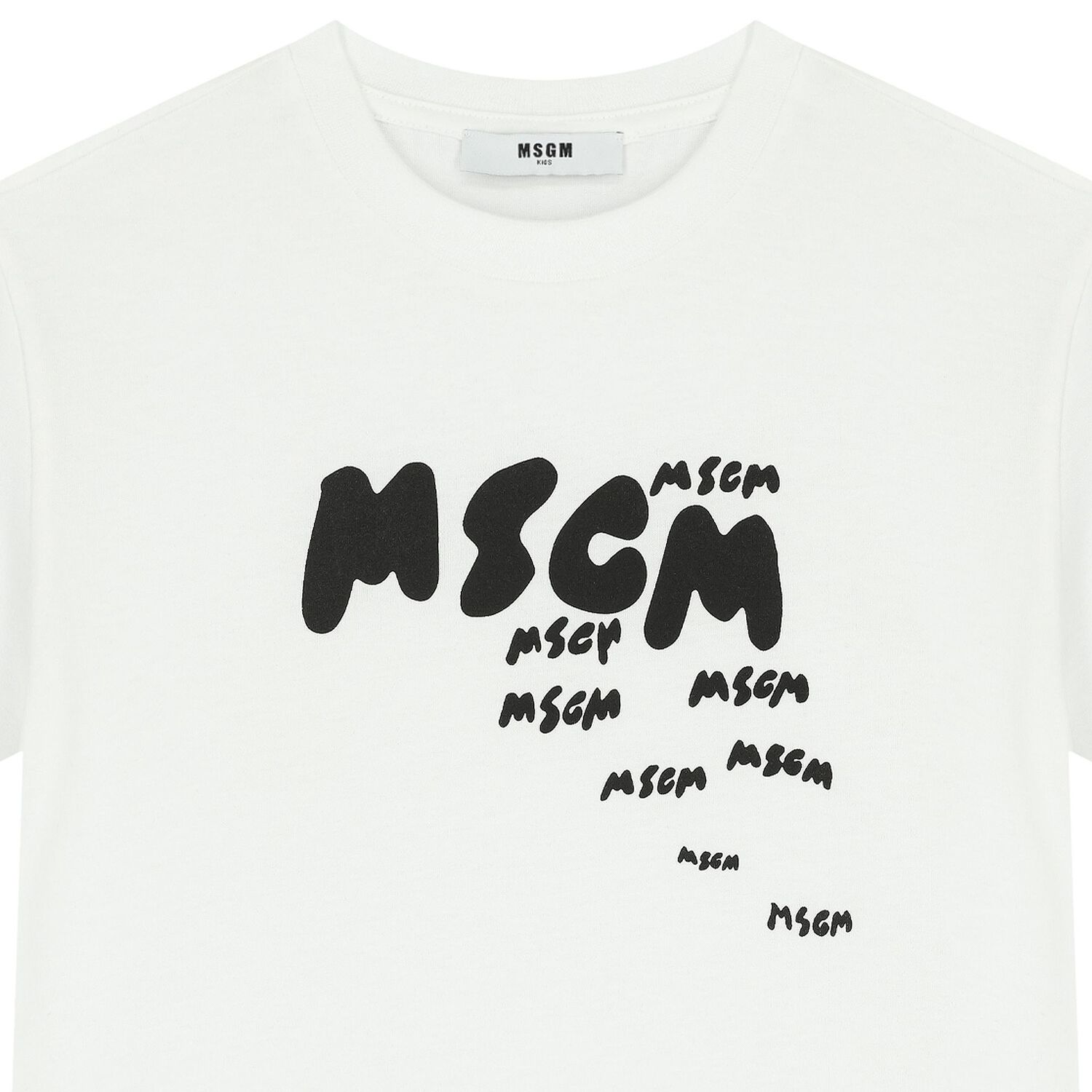 تيشيرت بالشعار باللون الأبيض, 1, hi-res