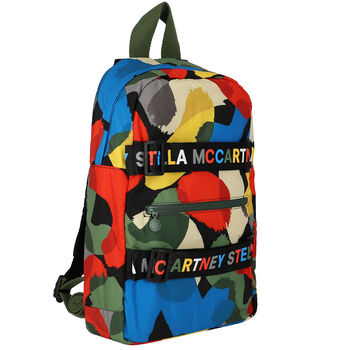 Boys Multi-Coloured Logo Backpack