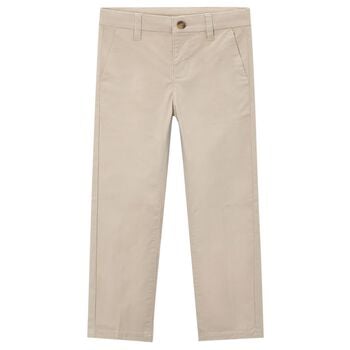 Boys Beige Trousers