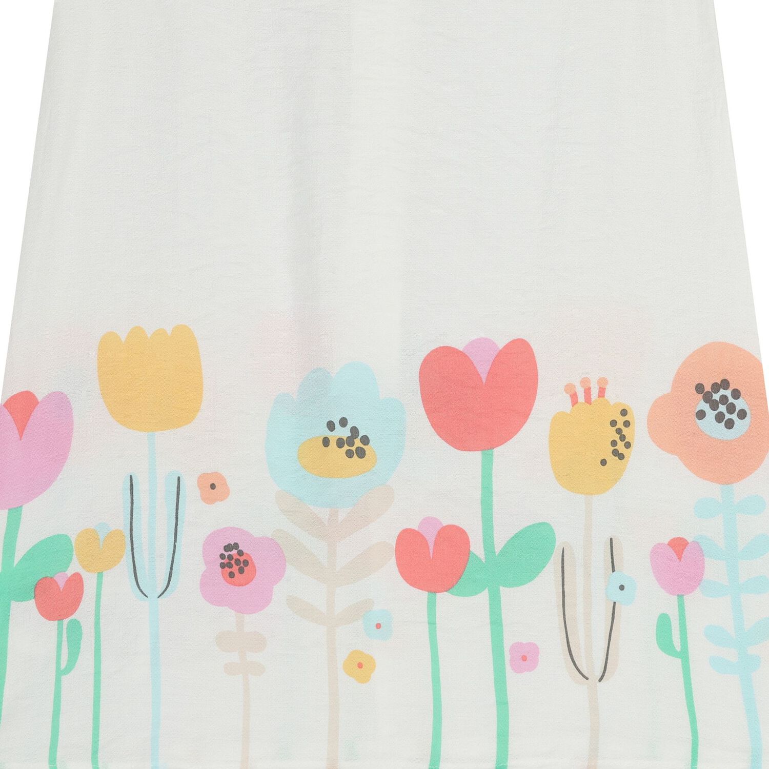 Baby Girls White Floral Dress Set, 1, hi-res