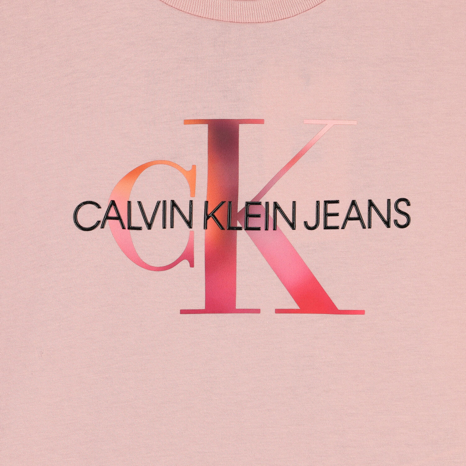 تيشيرت بالشعار باللون الوردى للبنات, 1, hi-res