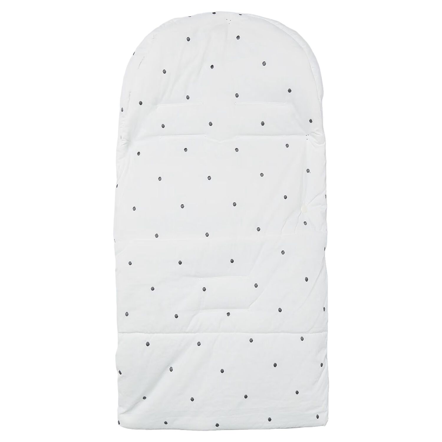 White & Grey Dots Baby Nest, 1, hi-res