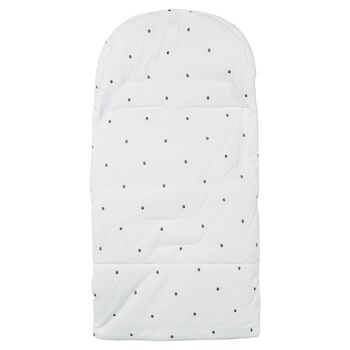 White & Grey Dots Baby Nest