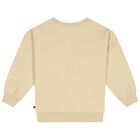 Girls Beige Faux Fur Teddy Bear Sweatshirt, 2, hi-res