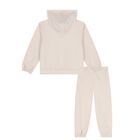 Girls Beige Teddy Bear Tracksuit, 1, hi-res