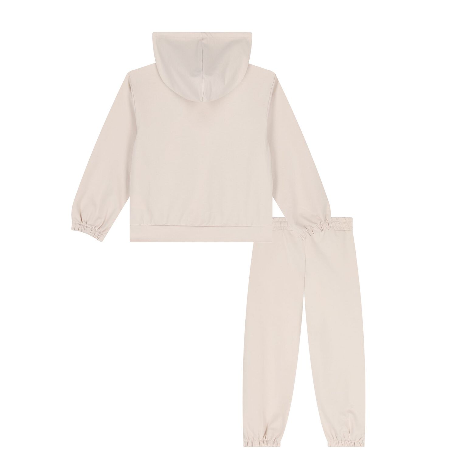 Girls Beige Teddy Bear Tracksuit, 1, hi-res