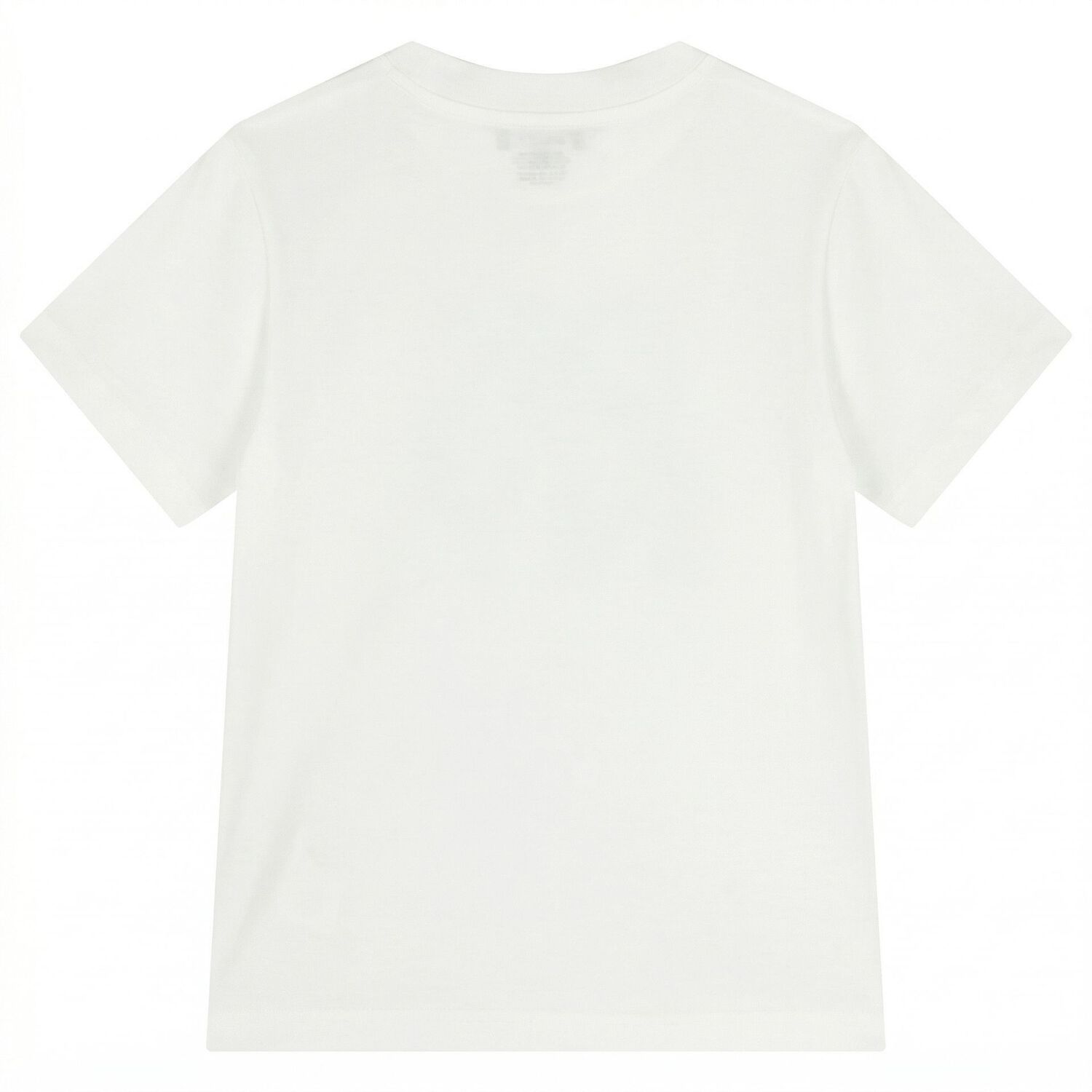 تيشيرت اولاد بالشعار باللون الابيض , 1, hi-res