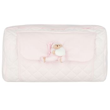 Baby Girls Pink Teddy Bear Changing Bag