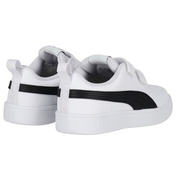 White & Black Rickie Trainers