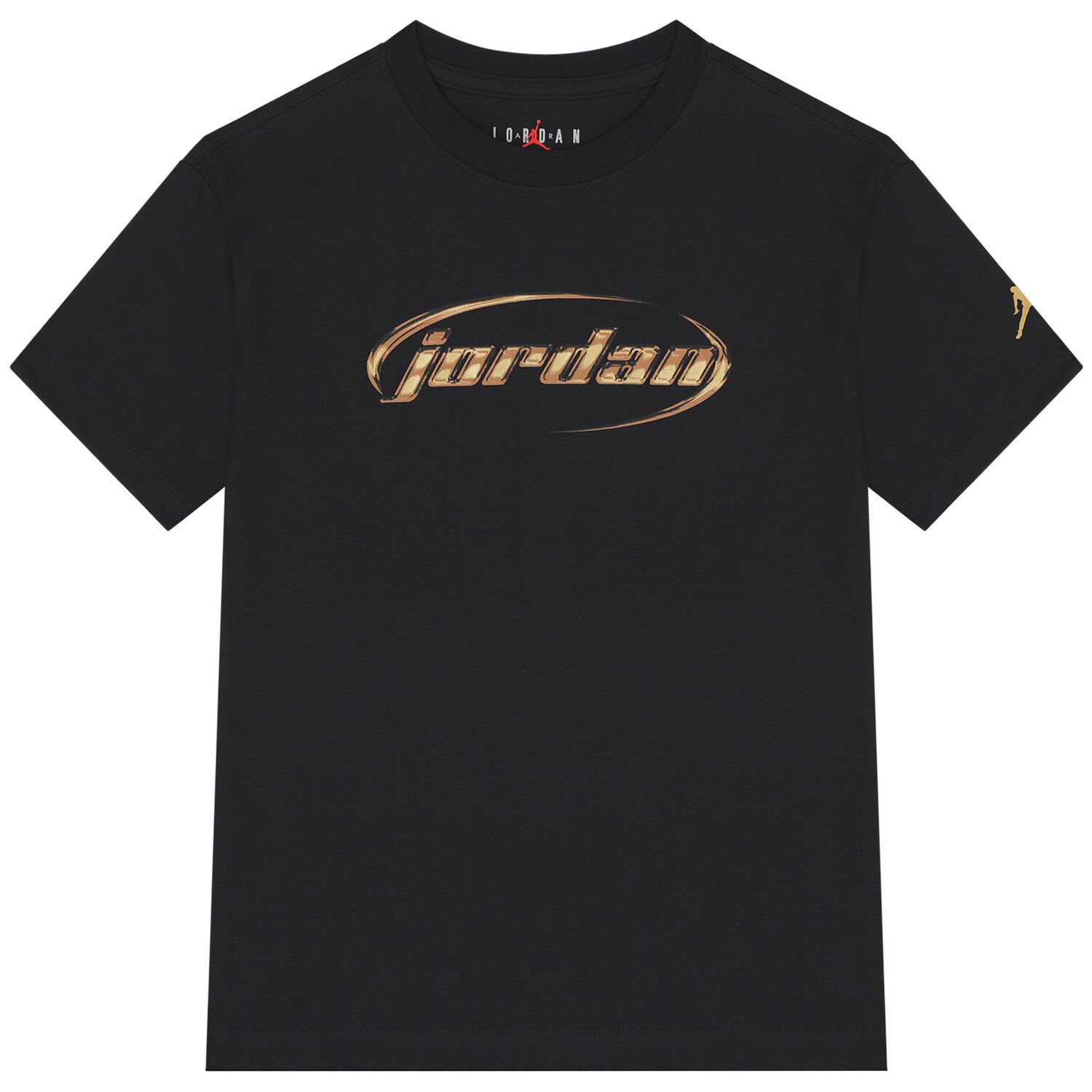 Boys Black Jordan T-Shirt, 1, hi-res