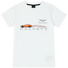 Boys White Logo T-Shirt, 2, hi-res