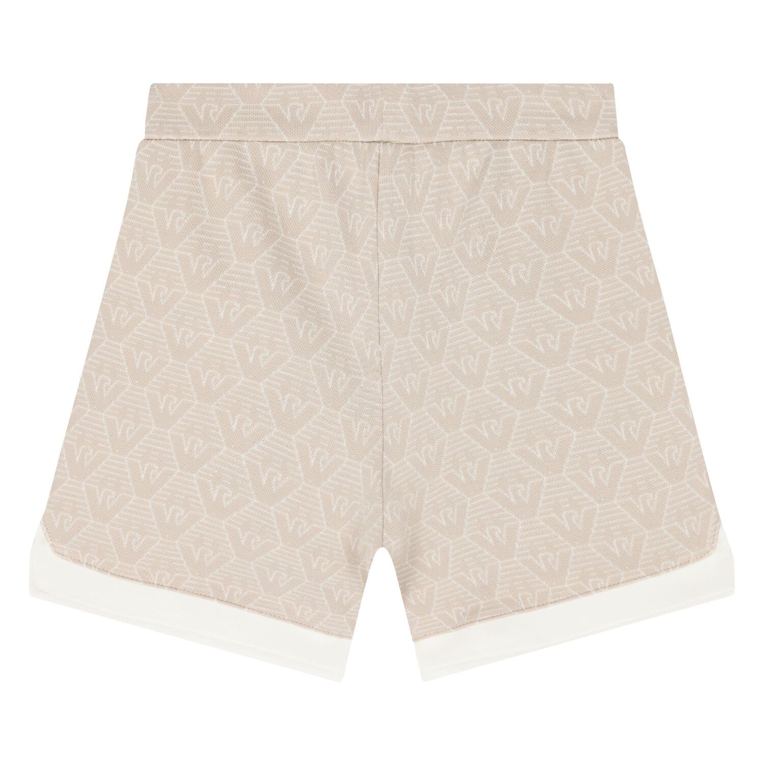 Younger Boys Beige Logo Shorts, 1, hi-res image number null