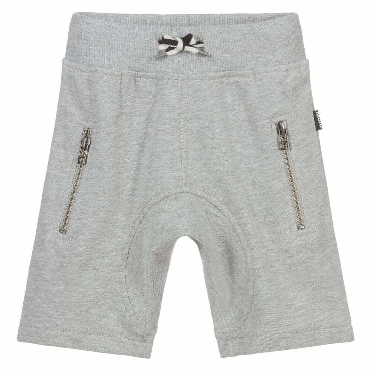 MOLO Boys Grey Cotton Shorts Junior Couture
