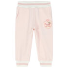 Younger Girls Pink Logo Jogger, 1, hi-res