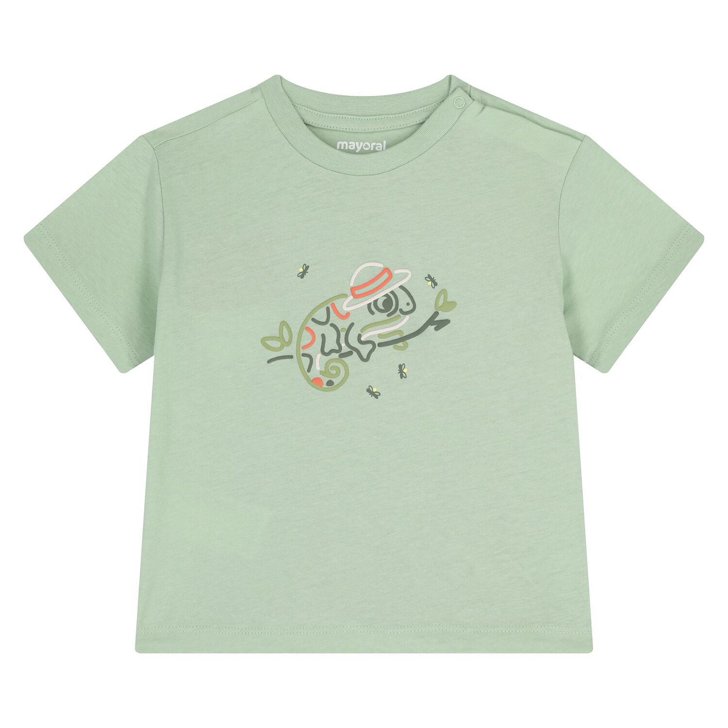Younger Boys Green & White T-Shirts ( 2-Pack ), 2, hi-res