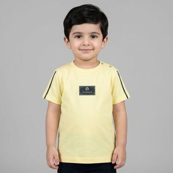 Younger Boys Yellow Logo T-Shirt