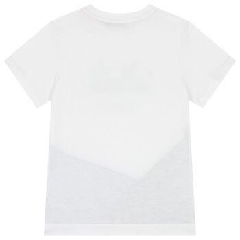 Boys White Logo T-Shirt