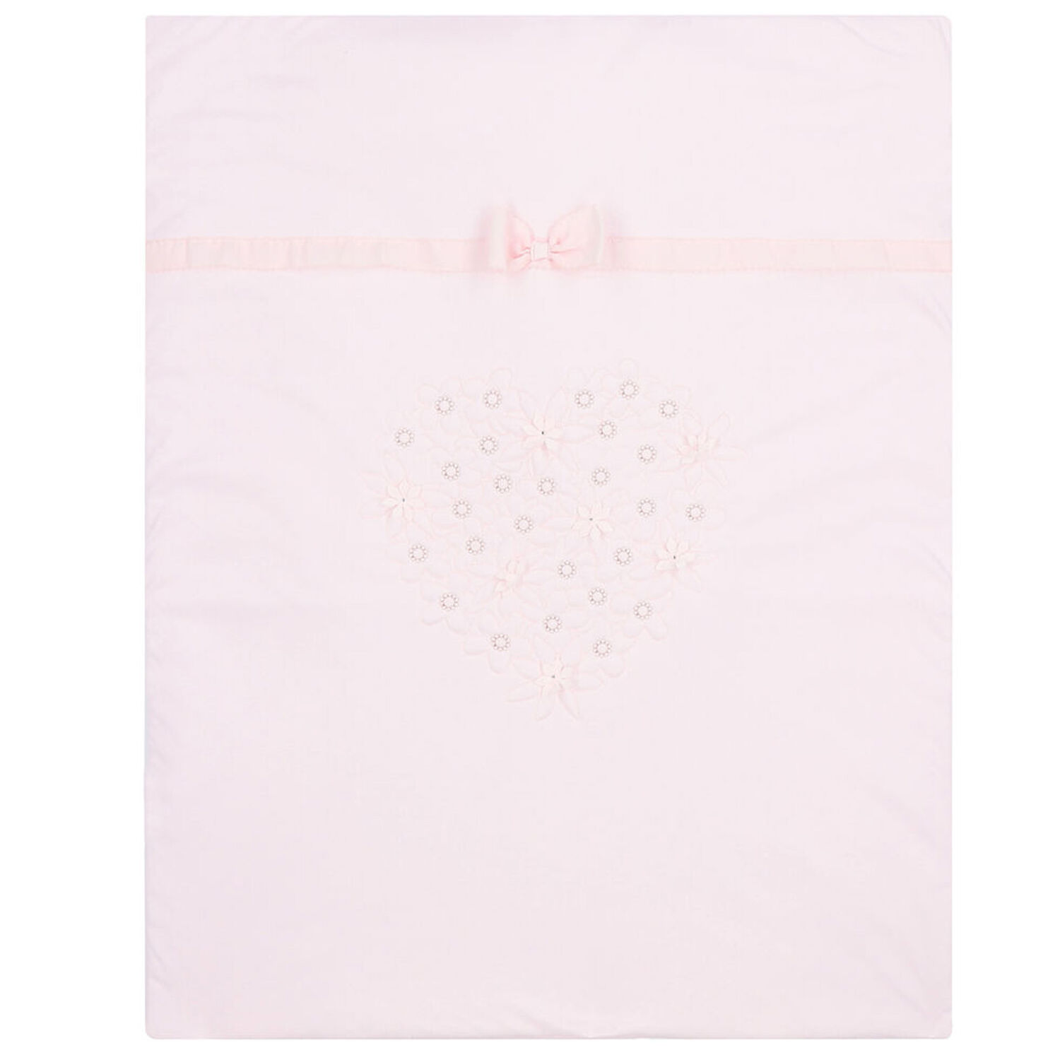 Baby Girls Pink Floral Blanket, 1, hi-res